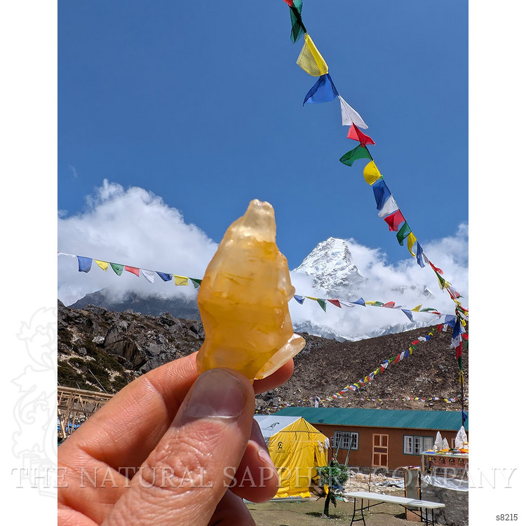 281.70 Ct. Yellow Rough Sapphire from Ceylon (Sri Lanka)