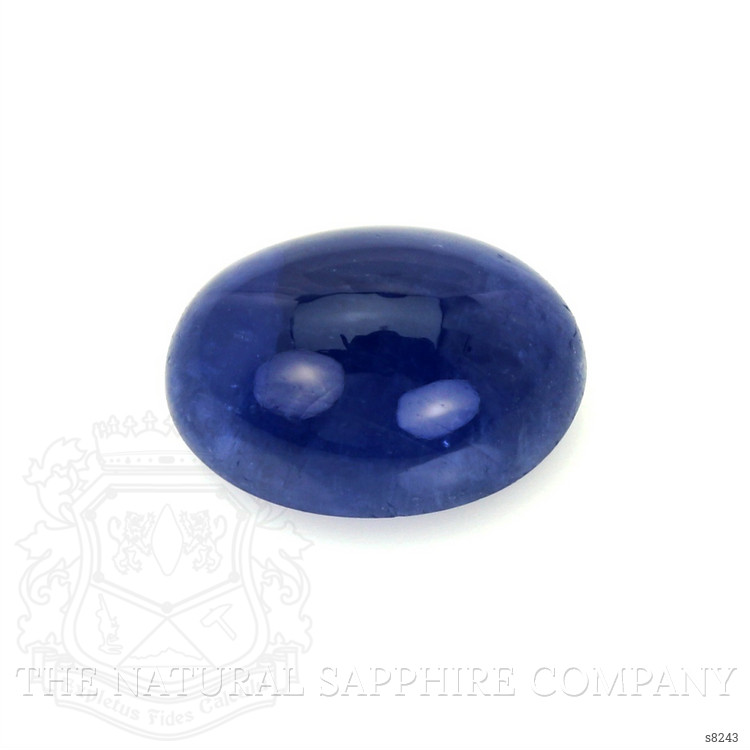 5.44 Ct. Blue Cabochon Sapphire from Ceylon (Sri Lanka)