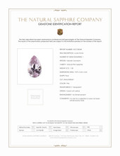 1.58 Ct. Pink Sapphire from Ceylon (Sri Lanka) Scan Report