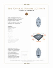3.12 Ct. Yellow Sapphire from Ceylon (Sri Lanka) 3 D Scan Report