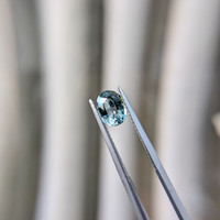 1.56 Ct. Greenish Blue Sapphire from Ceylon (Sri Lanka) Life Style