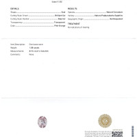 1.39 Ct. Sapphire from Ceylon (Sri Lanka) Scan Report