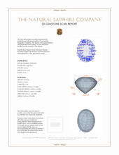 2.56 Ct. Yellow Sapphire from Ceylon (Sri Lanka) 3 D Scan Report