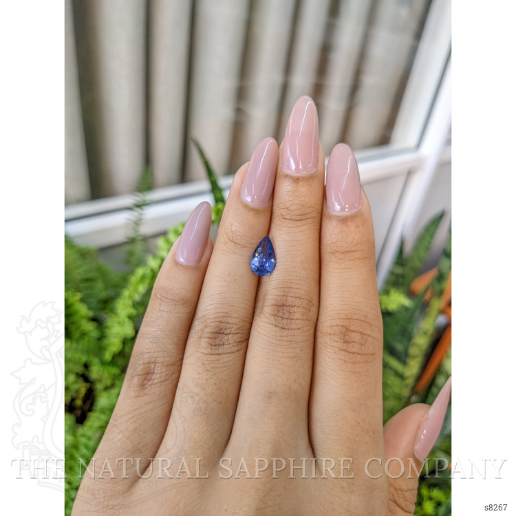 1.82 Ct. Blue Sapphire from Ceylon (Sri Lanka)