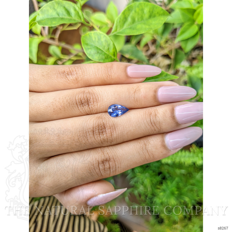 1.82 Ct. Blue Sapphire from Ceylon (Sri Lanka)