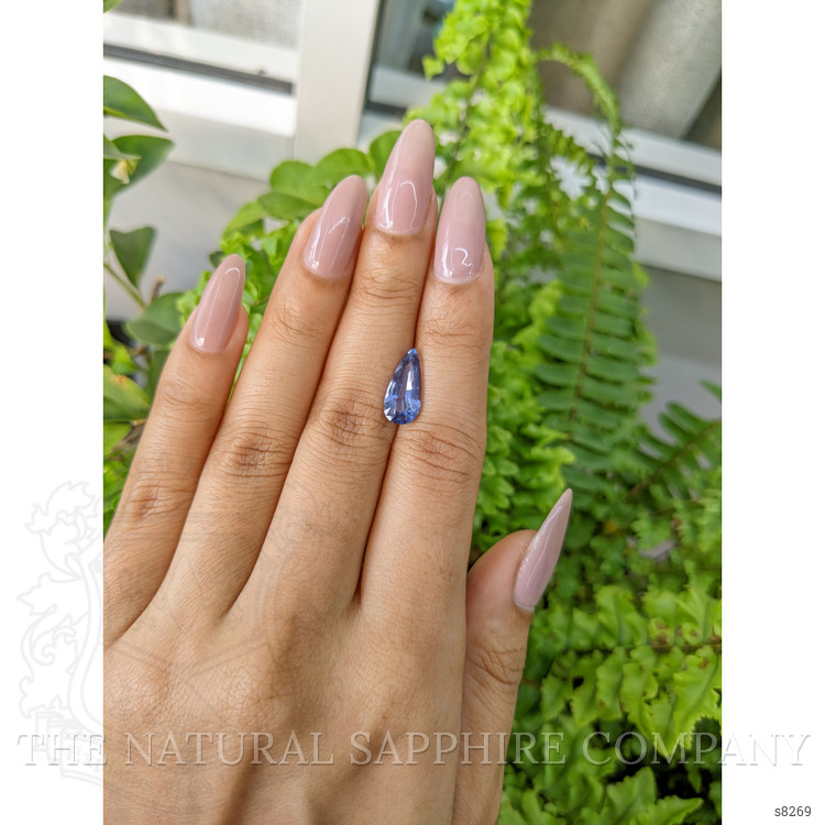2.68 Ct. Blue Sapphire from Ceylon (Sri Lanka)