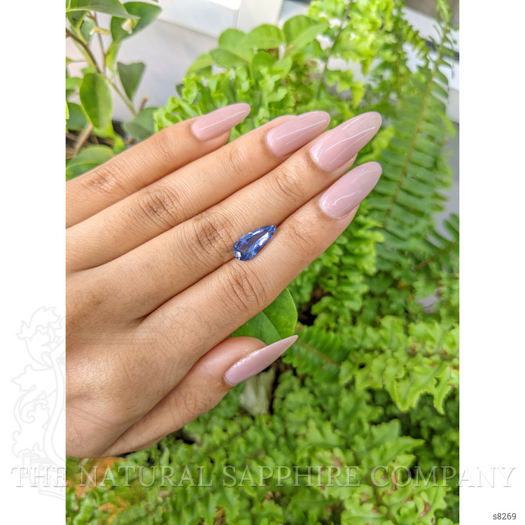 2.68 Ct. Blue Sapphire from Ceylon (Sri Lanka)