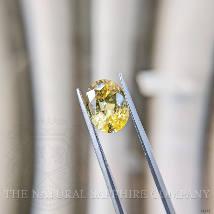 4.88 Ct. Yellow Sapphire from Ceylon (Sri Lanka)