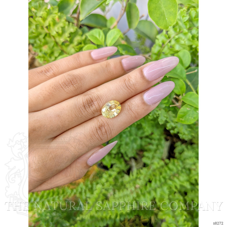 4.88 Ct. Yellow Sapphire from Ceylon (Sri Lanka)
