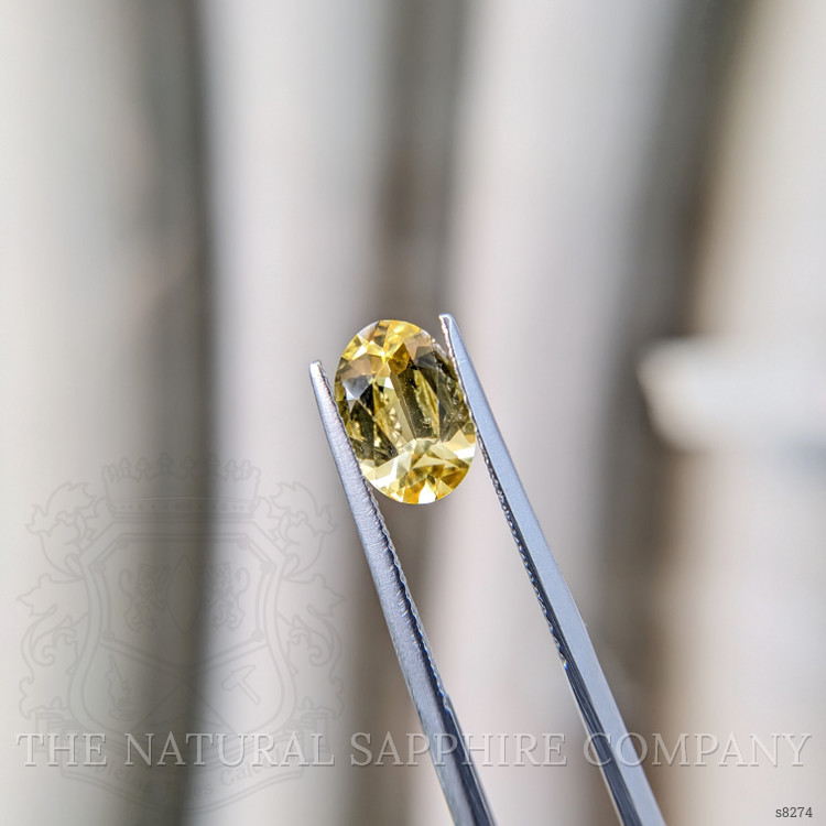 2.04 Ct. Yellow Sapphire from Ceylon (Sri Lanka)