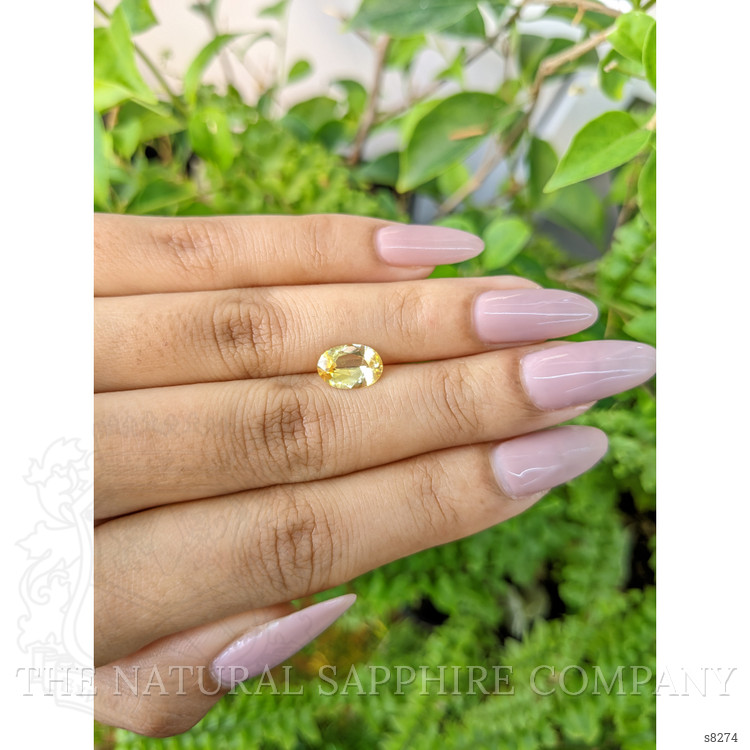 2.04 Ct. Yellow Sapphire from Ceylon (Sri Lanka)