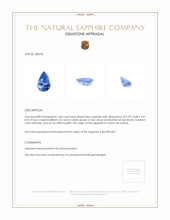1.60 Ct. Blue Sapphire from Ceylon (Sri Lanka) Appraisal