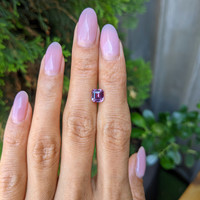 1.53 Ct. Pinkish Purple Sapphire from Ceylon (Sri Lanka) Life Style