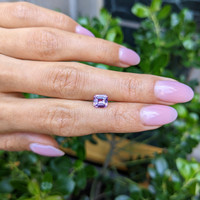 1.53 Ct. Pinkish Purple Sapphire from Ceylon (Sri Lanka) Life Style