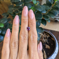 1.53 Ct. Pinkish Purple Sapphire from Ceylon (Sri Lanka) Life Style