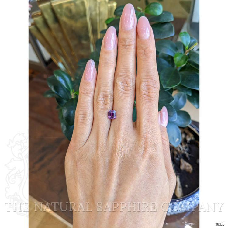 1.53 Ct. Pinkish Purple Sapphire from Ceylon (Sri Lanka)