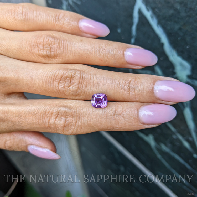 2.04 Ct. Purple Sapphire from Ceylon (Sri Lanka)