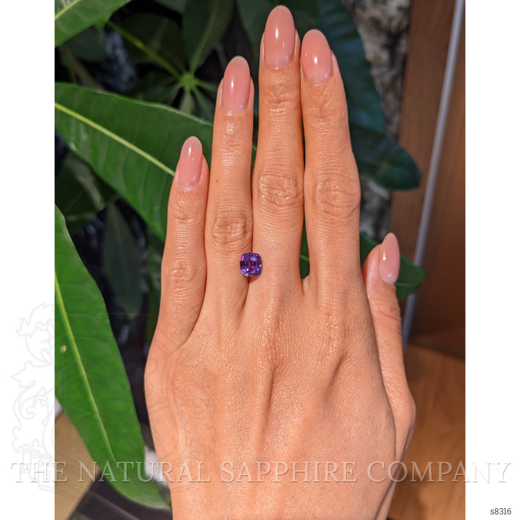 2.04 Ct. Purple Sapphire from Ceylon (Sri Lanka)