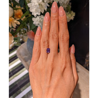 1.97 Ct. Purple Sapphire from Ceylon (Sri Lanka) Life Style