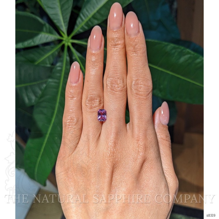 2.22 Ct. Purple Sapphire from Ceylon (Sri Lanka)
