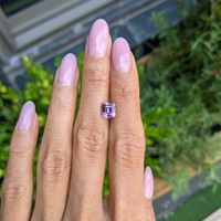 2.14 Ct. Purple Sapphire from Ceylon (Sri Lanka) Life Style
