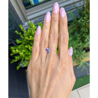 2.14 Ct. Purple Sapphire from Ceylon (Sri Lanka) Life Style