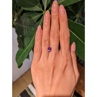 2.14 Ct. Purple Sapphire from Ceylon (Sri Lanka) Life Style