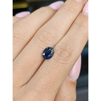 1.80 Ct. Blue Sapphire from Ceylon (Sri Lanka) Life Style
