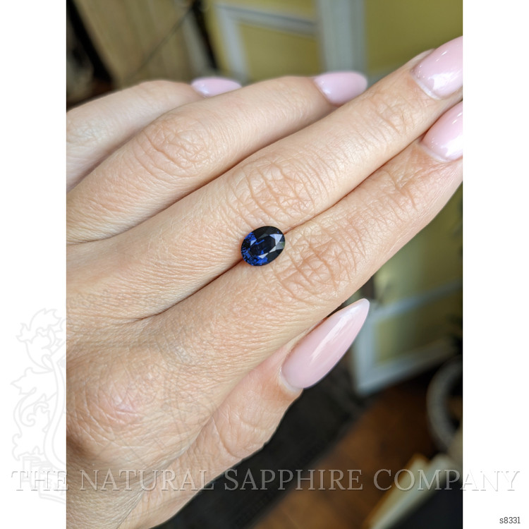 1.80 Ct. Blue Sapphire from Ceylon (Sri Lanka)