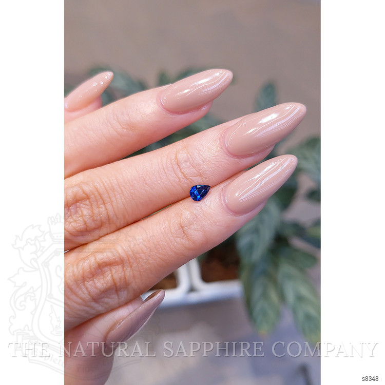 0.44 Ct. Blue Sapphire from Ceylon (Sri Lanka)