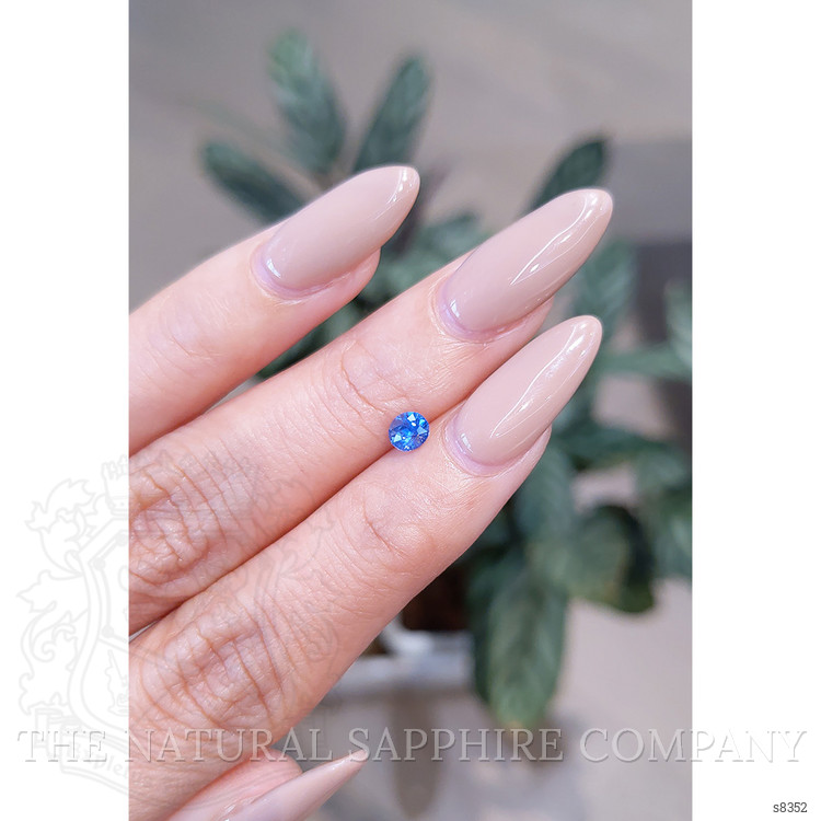 0.51 Ct. Blue Sapphire from Ceylon (Sri Lanka)