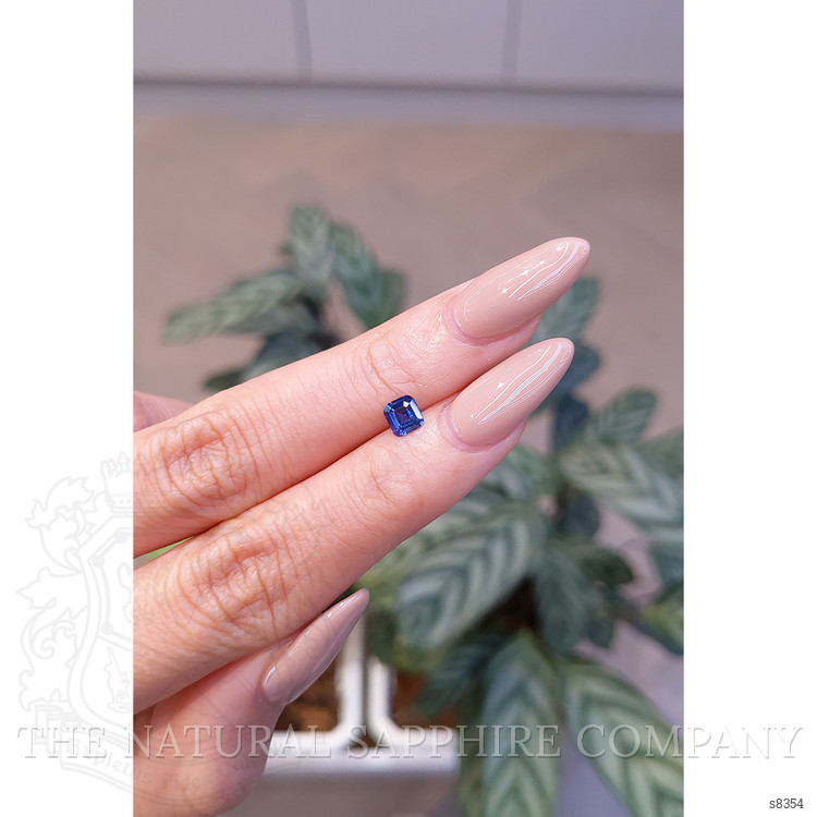 0.59 Ct. Blue Sapphire from Ceylon (Sri Lanka)
