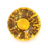 2.68 Ct. Orangish Yellow Sapphire from Ceylon (Sri Lanka) Video