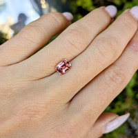 1.60 Ct. Padparadscha Sapphire from Ceylon (Sri Lanka) Life Style