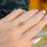 1.60 Ct. Padparadscha Sapphire from Ceylon (Sri Lanka) Life Style