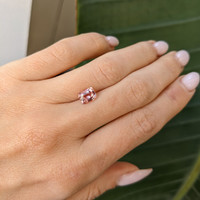 1.60 Ct. Padparadscha Sapphire from Ceylon (Sri Lanka) Life Style