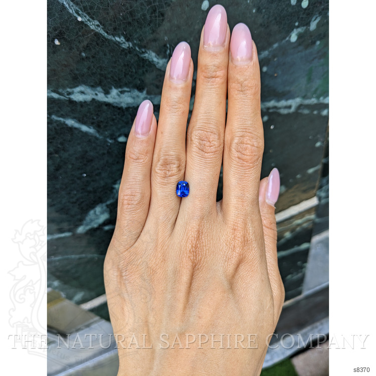 1.66 Ct. Blue Sapphire from Ceylon (Sri Lanka)