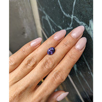 3.18 Ct. Purple Sapphire from Madagascar Life Style