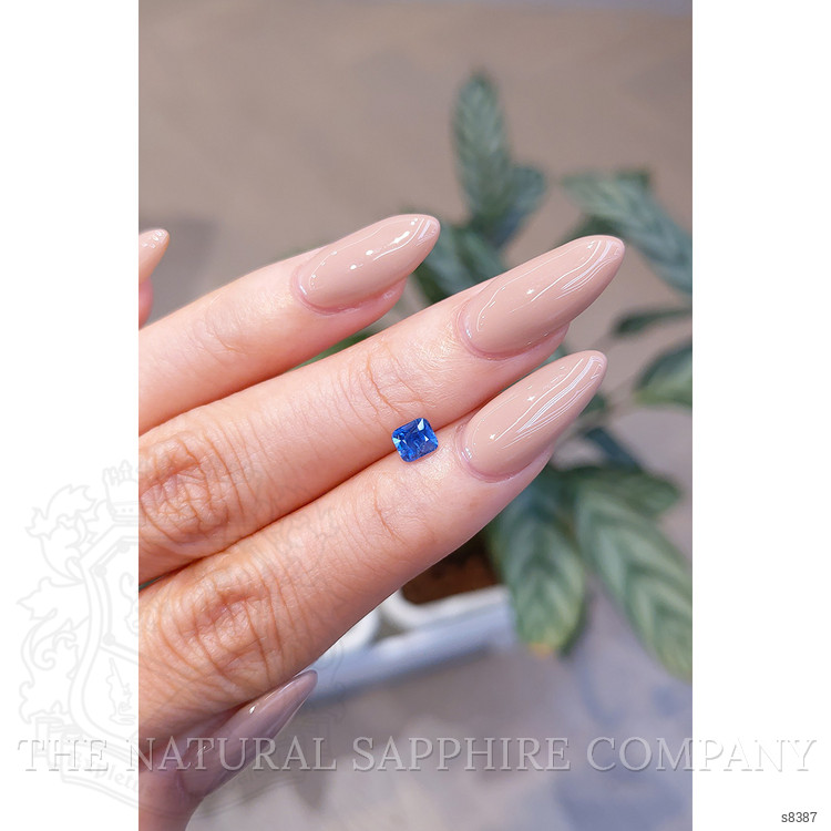 0.73 Ct. Blue Sapphire from Ceylon (Sri Lanka)