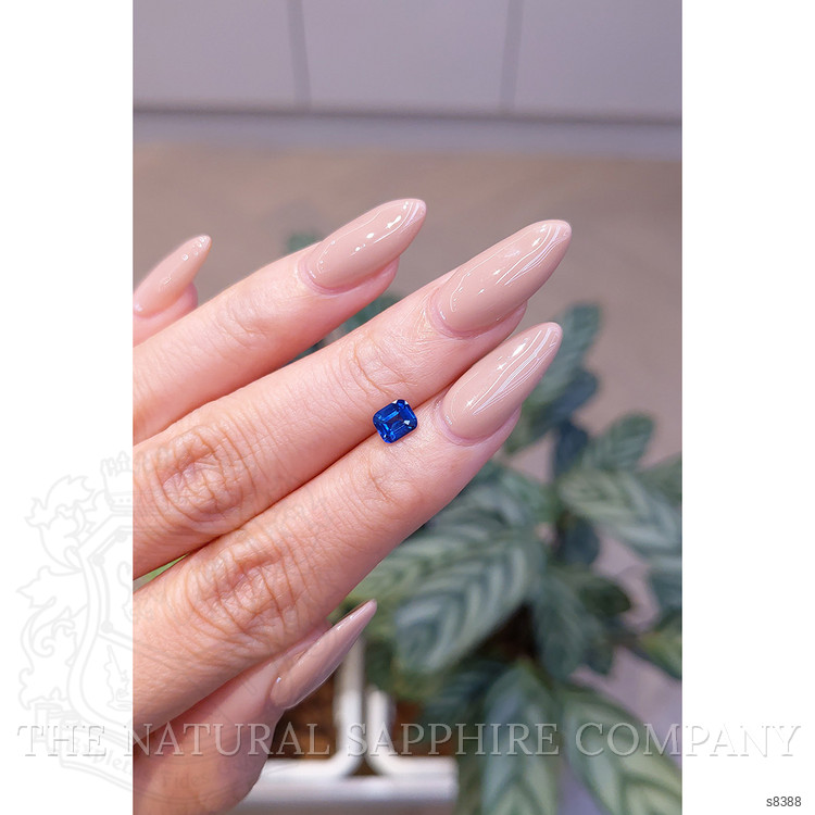 0.80 Ct. Blue Sapphire from Ceylon (Sri Lanka)
