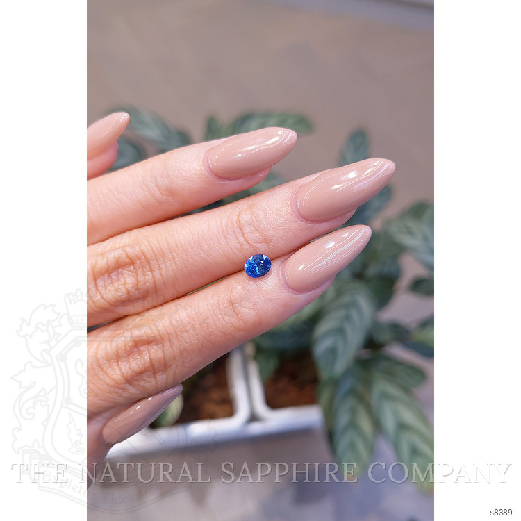 0.82 Ct. Blue Sapphire from Ceylon (Sri Lanka)