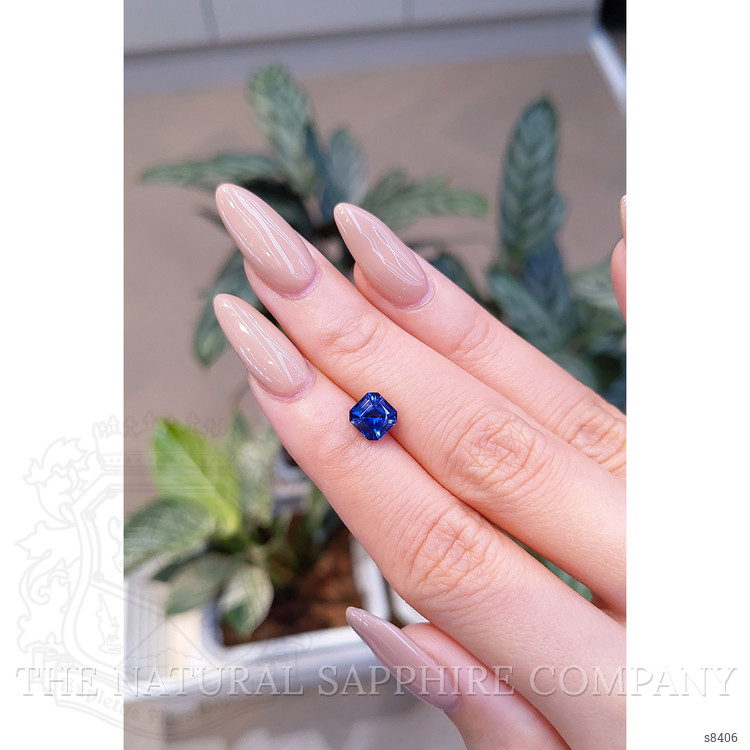 1.72 Ct. Blue Sapphire from Ceylon (Sri Lanka)