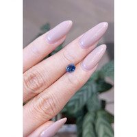 1.21 Ct. Greenish Blue Sapphire from Ceylon (Sri Lanka) Life Style