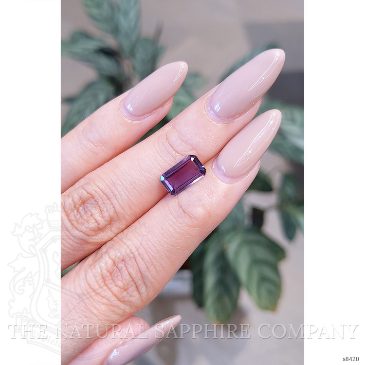 1.98 Ct. Purple Sapphire from Ceylon (Sri Lanka)