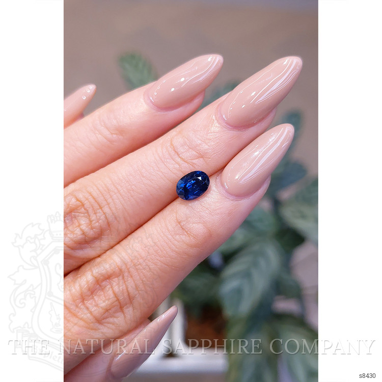 1.70 Ct. Blue Sapphire from Ceylon (Sri Lanka)