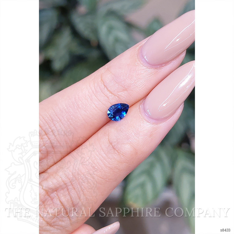 0.52 Ct. Blue Sapphire from Ceylon (Sri Lanka)