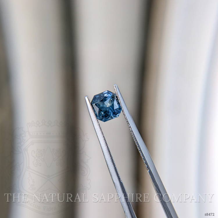 1.44 Ct. Greenish Blue Sapphire from Ceylon (Sri Lanka)