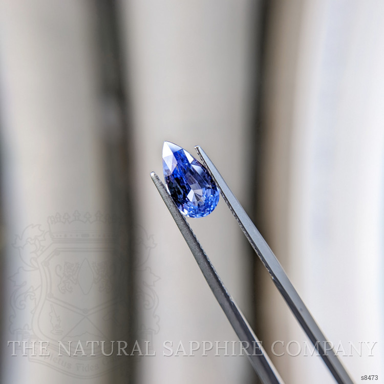 2.06 Ct. Blue Sapphire from Ceylon (Sri Lanka)