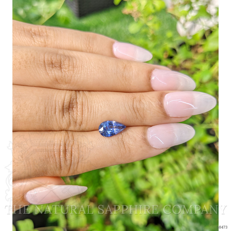 2.06 Ct. Blue Sapphire from Ceylon (Sri Lanka)