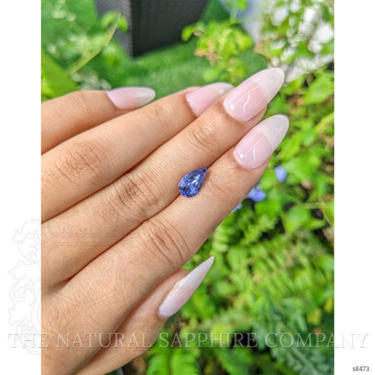 2.06 Ct. Blue Sapphire from Ceylon (Sri Lanka)